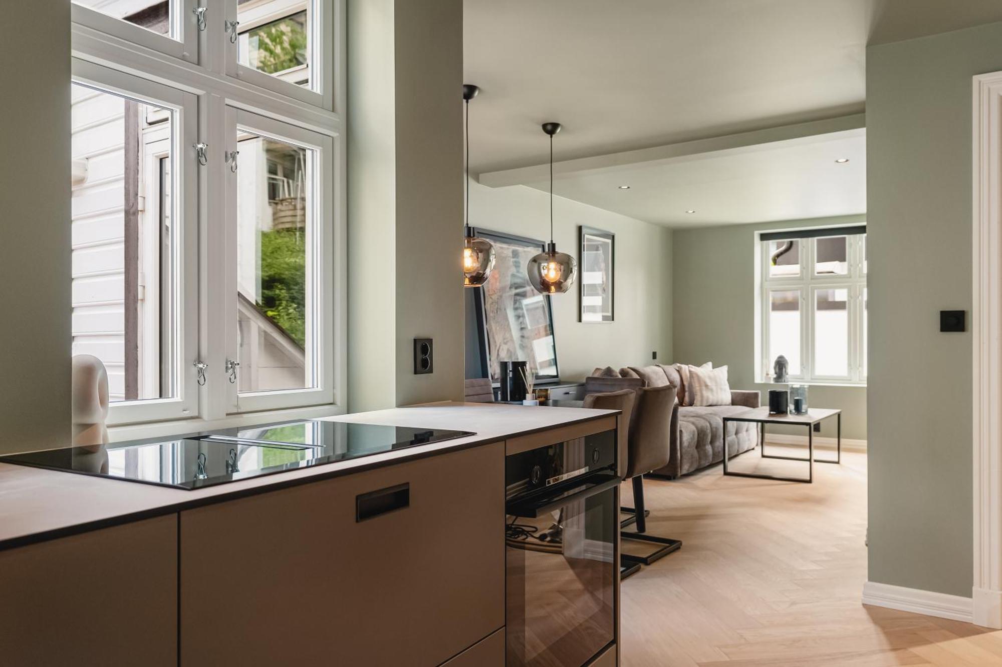 Bryggen // Floyen Living Apartment เบอร์เกน ภายนอก รูปภาพ