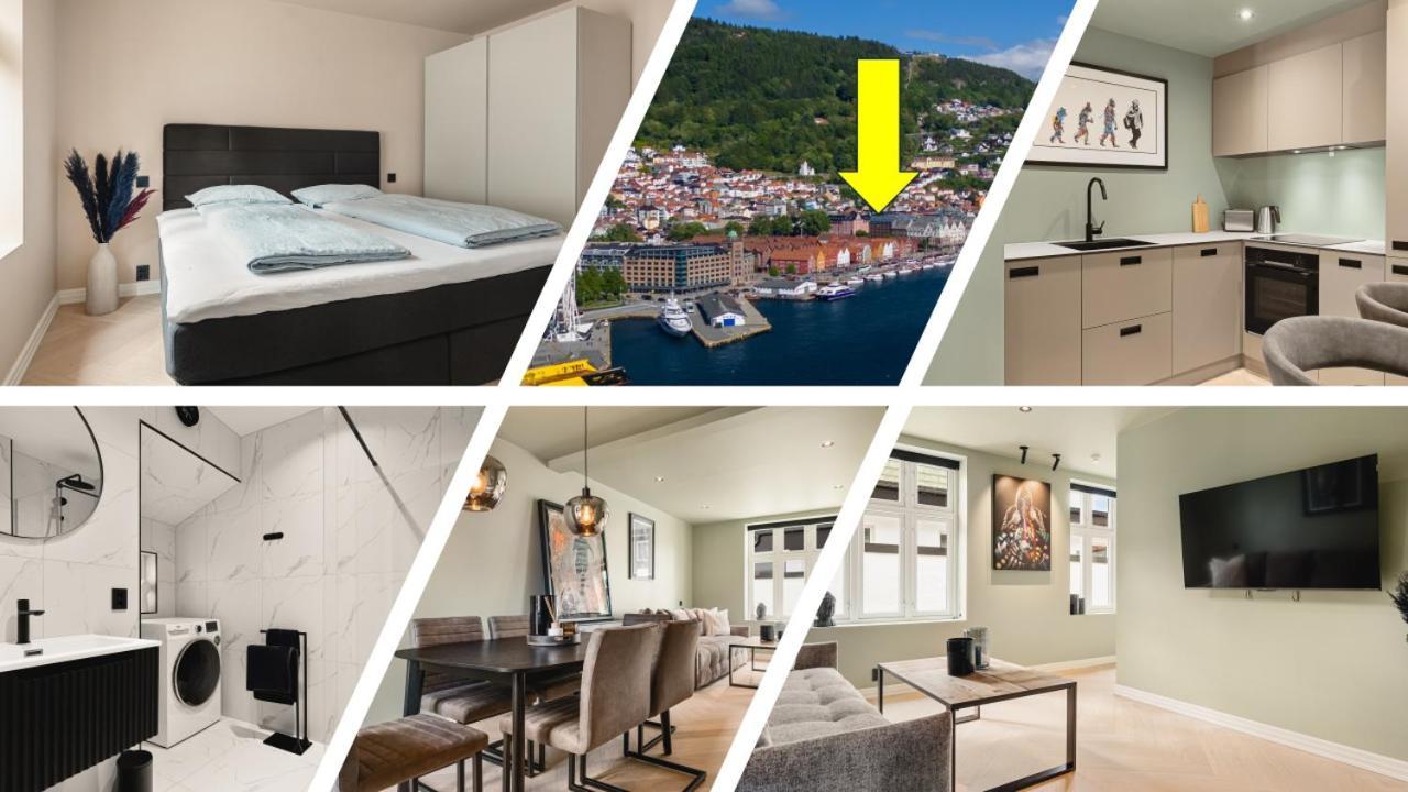 Bryggen // Floyen Living Apartment เบอร์เกน ภายนอก รูปภาพ